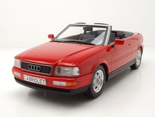 Audi 80 B3 Cabrio 1991 rot Modellauto 1:18 MCG
