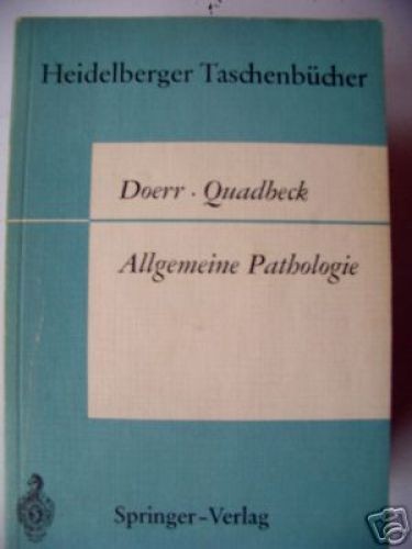 Allgemeine pathologie 1970 - allgemeine,