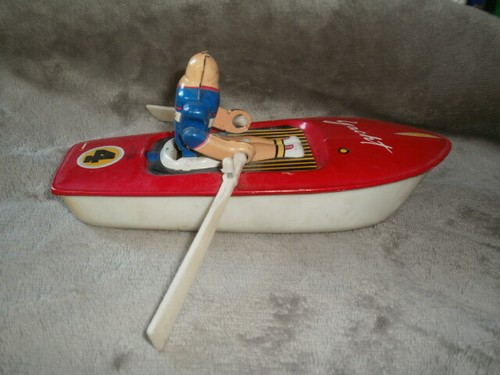 Boot mit ruderer 750 - mit, ms