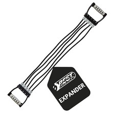 Best Sporting Expander Fitness 15-20-25 kg I Widerstandsbänder mit 5 Zugseilen