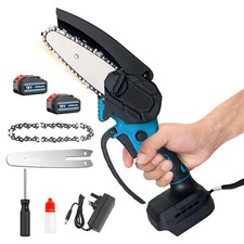 Mini Kettensäge mit Akku