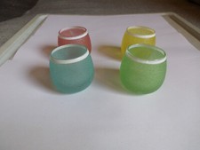 4 Schnapsgläser-4 Farben