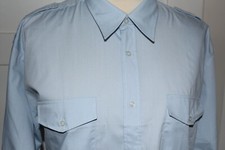 Herren Büro Klassische Hemd Gr.41 L Diensthemd Pilotenhemd Freizeithemd Sommer