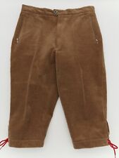 Kniebundhose , Knickerbocker , Gr. 42 , hellbraun , 80% Baumwolle , Kordhose