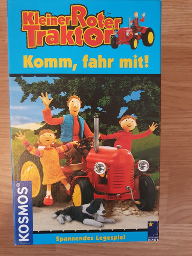 Kleiner roter traktor komm - roter,