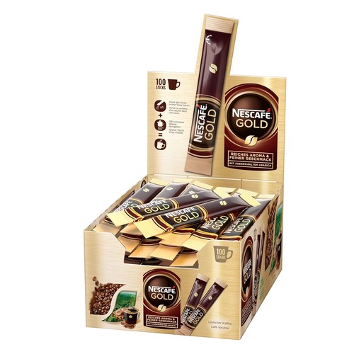 Nescafé gold luxe sticks - gold,