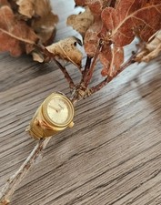 Original Fossil Uhren RING  Goldf. Universalgrösse Flexband