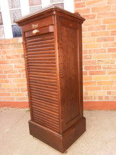 Jugendstil Rolladenschrank Rollschrank Büroschrank Notenschrank Pult und Aufsatz