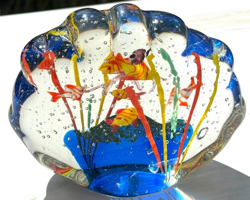 Grosses murano glas aquarium - grosses,