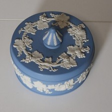 Runde Deckeldose blau -