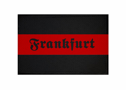 Aufnäher frankfurt streifen - frankfurt,