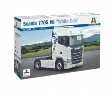 ITALERI 1/24 Scania 770 S V8 "White C Plastik Modellbausatz Plastikmodellbau