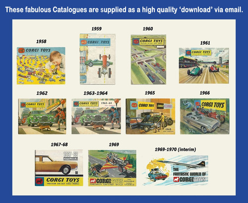 Corgi toys 1958 1962 - &, 1963