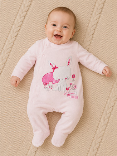 Mädchen baby velours - mädchen,
