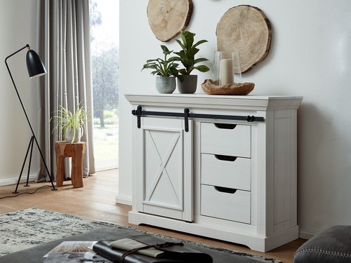 Kommode 109x87cm massivholz - 109x87cm,