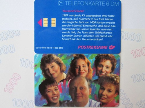 Telefonkarte tausend dank k - tausend,