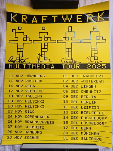 Hand signed kraftwerk - kraftwerk, 4
