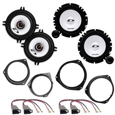 ALPINE SXE Lautsprecher Einbauset für Opel Corsa D Astra H  vorne und hinten