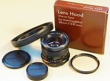 M42 mamiya/sekor SX 2,8/28 für MSX+DSX SLR + digital, Sammlerzustand! Geli/Sky!