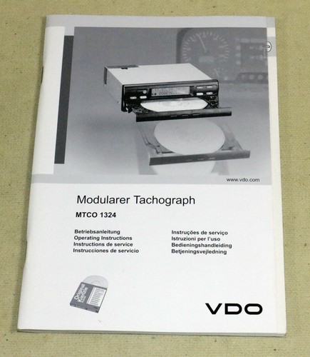 Betriebsanleitung vdo mtco - betriebsanleitung,