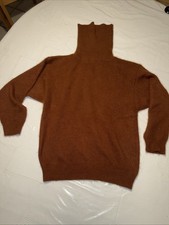 Damen Pullover Elkont Europe Gr 36 Braun Erbstück Lamm Angora Winter Warm