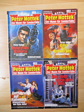 Peter Mattek-Der Mann für Sonderfälle. 4 Romane.  Band 11, 12, 13 +15. Bastei