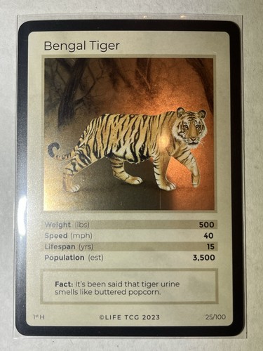Life tcg bengal tiger - life,