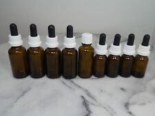 9 X leere Pipettenflasche Tropfflaschen, Braunglas 4 X 15ml, 5 X 30ml
