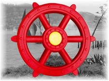 Schiffslenkrad  Ø 48 cm rot