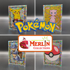 Pokemon "Merlin Sticker" Große Auswahl an seltenen Holo Stickern von 1999
