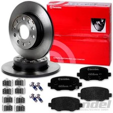 brembo BREMSSCHEIBEN 278mm + BELÄGE HINTEN passend für FIAT 500X + JEEP RENEGADE