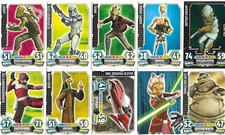 # 10 Star Wars Karten  "Force Attax-Clone Wars Serie 3 (2012)"  (* 157 *){K 013}