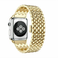 Edelstahl Armband Für Apple Watch Series 9 8 7 6 5 4 3 SE Gliederarmband 38-45mm