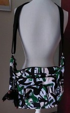 Kipling Umhängetasche - grün gemustert - neu