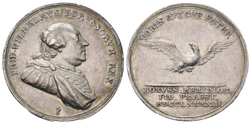 Silbermedaille brandenburg - -,