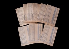 9 Stück DDR Kasseneinnahme