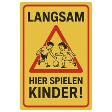 Kinder Achtung Spielende