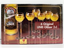 Linie Aquavit 6 Gläser 2cl