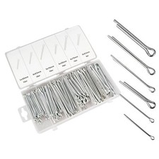 Tifler Große Splinte 144-Tlg. Set, 6 Größen, Sicherungsstifte Splint Sortiment