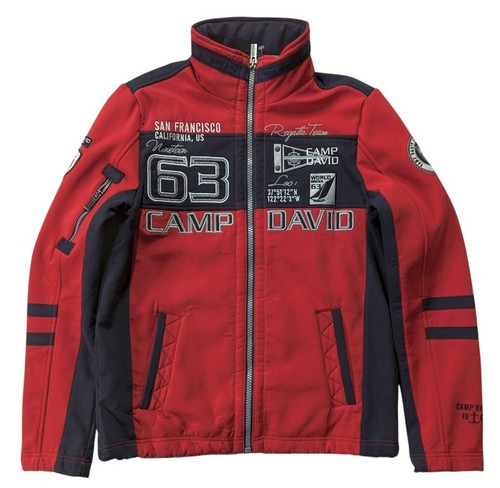Men camp david jacket red - camp,