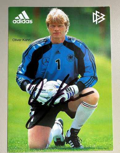 Oliver kahn autogrammkarte dfb - kahn,