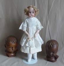 antike Brustkopf Puppe Lilly