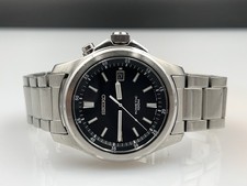 Seiko Kinetic 5M62-0CH0 Automatic Quartz Herren Armbanduhr Vintage 80’s 42mm OVP