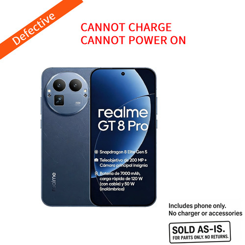 Defective realme pro 5g - gt,