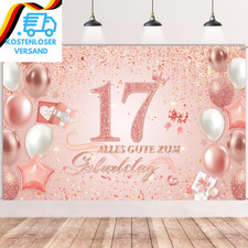17. Geburtstag Deko Banner
