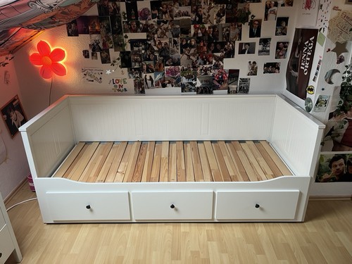 Ikea hemnes bett - , weiß