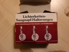 Lichterketten Saugnapf Für Tür Oder Fensterdekoration 20 Stück Transparent 