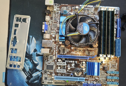 Asus p7h55 mainboard mit cpu - mainboard,