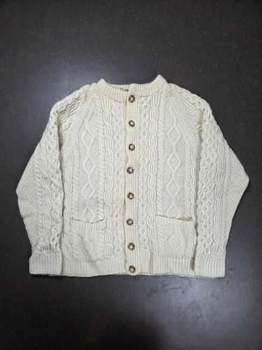 Vintage strickjacke aran reine - vintage,