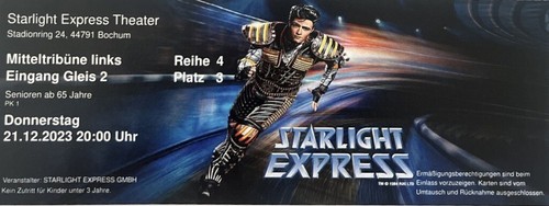 Starlight express tickets - starlight,
